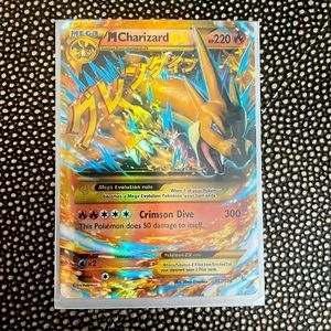 TCG Mega Charizard shadowed card. 2014